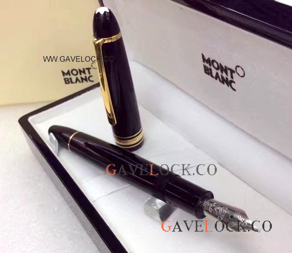 XL Montblanc Meisterstuck Gold Clip Fountain Pen 149 / Mont Blanc Knock Off Pens